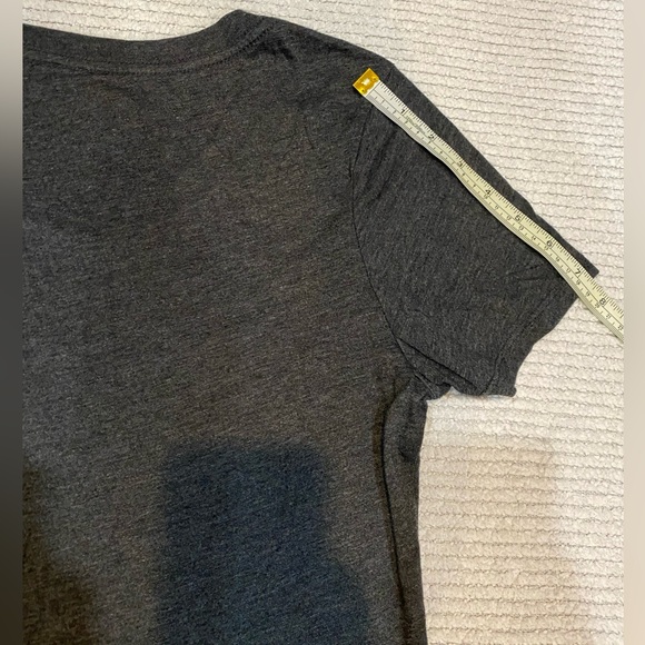 Sirens & Dolls Gey T-Shirt with Colorful Pocket, short-sleeve, Ladies Large - Picture 8 of 9